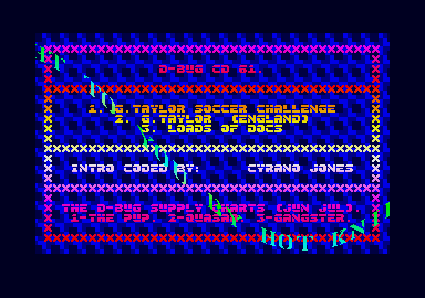 This is menu 61. Like it?