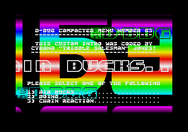 This is menu 63. Like it?